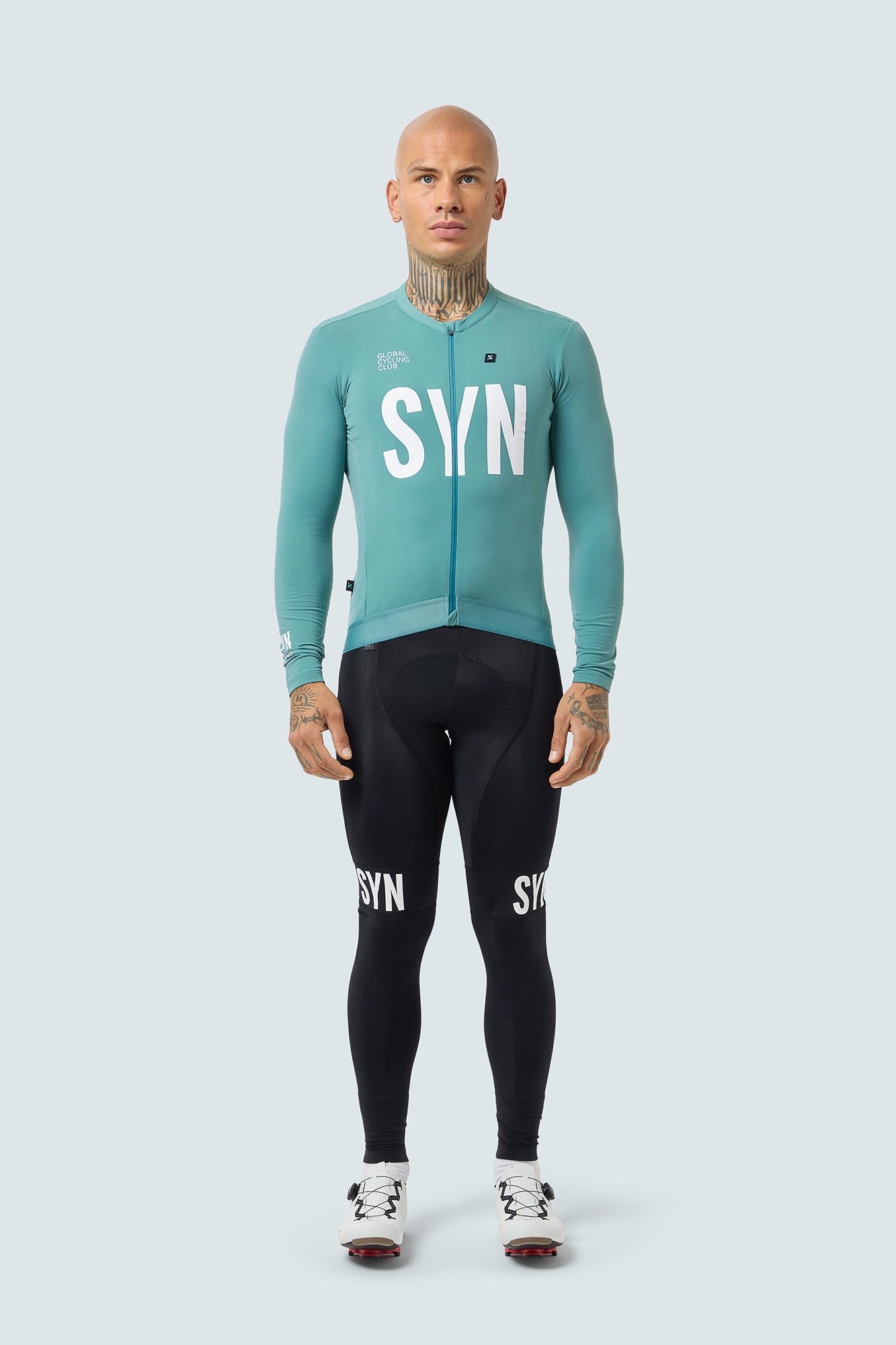 SYN Men's Training 2.0 Thermal Langærmet Jersey - Sea Green