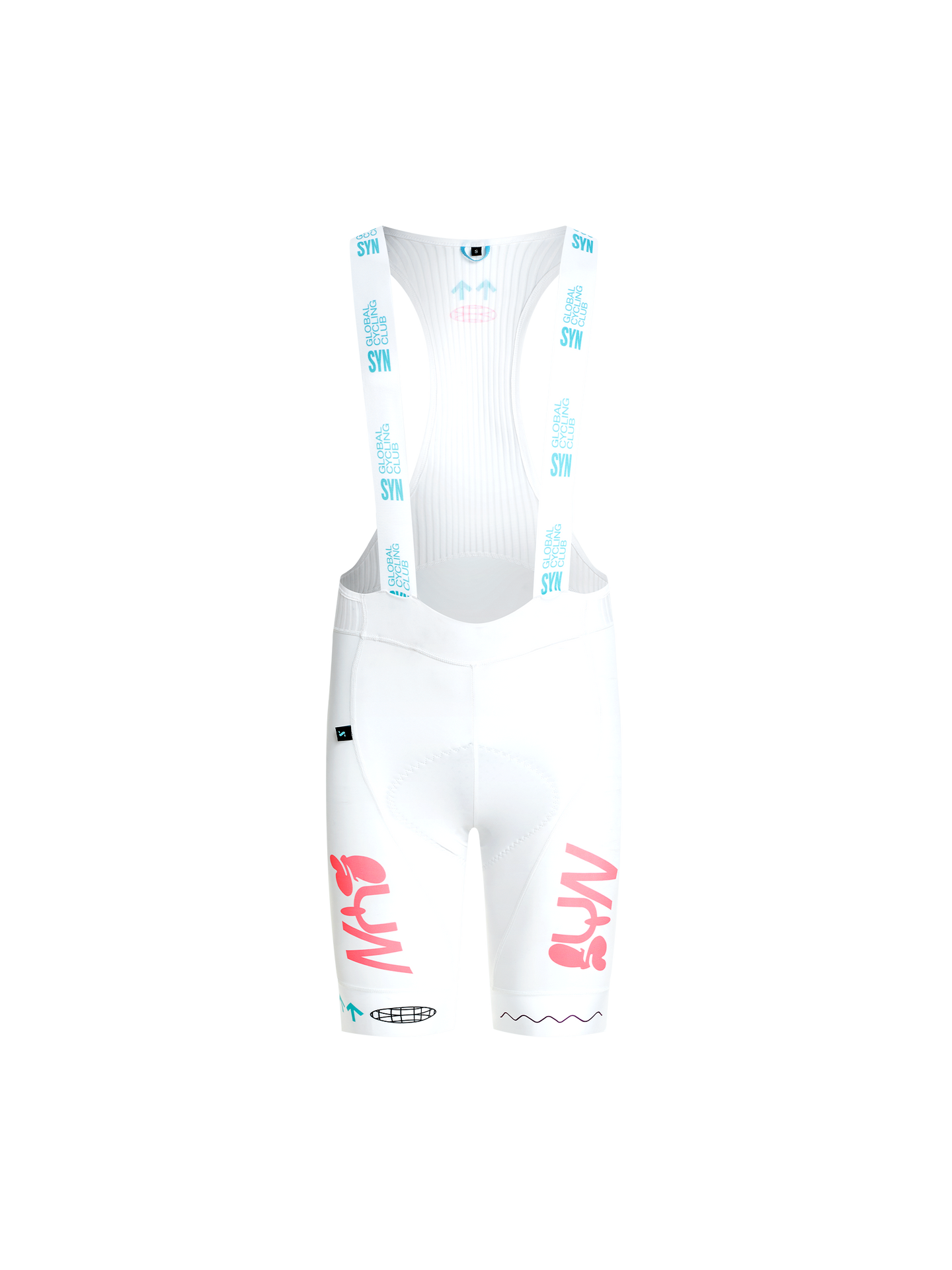 SYN Men's Pro Team Bib Shorts - Milky Way