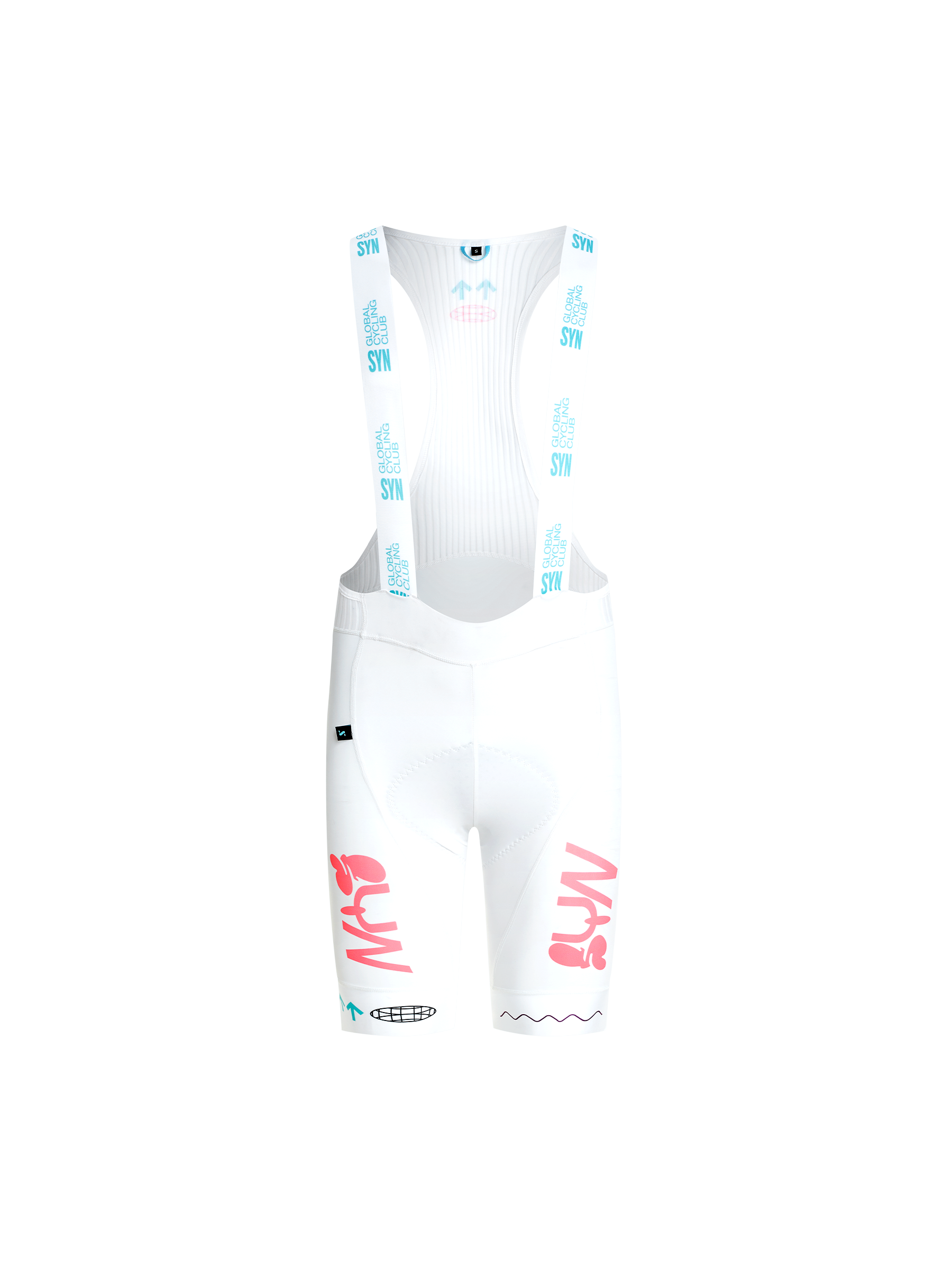 SYN Men's Pro Team Bib Shorts - Milky Way