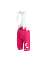 SYN Men's Pro Team UL Bib Shorts Coral Pink - Ultralette race bibs