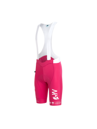 SYN Men's Pro Team UL Bib Shorts Coral Pink - Ultralette race bibs