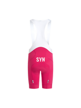 SYN Men's Pro Team UL Bib Shorts Coral Pink - Ultralette race bibs