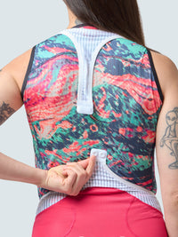 SYN Women's Pro Team UL Bib Shorts Coral Pink - Ultralette race bibs til kvinder