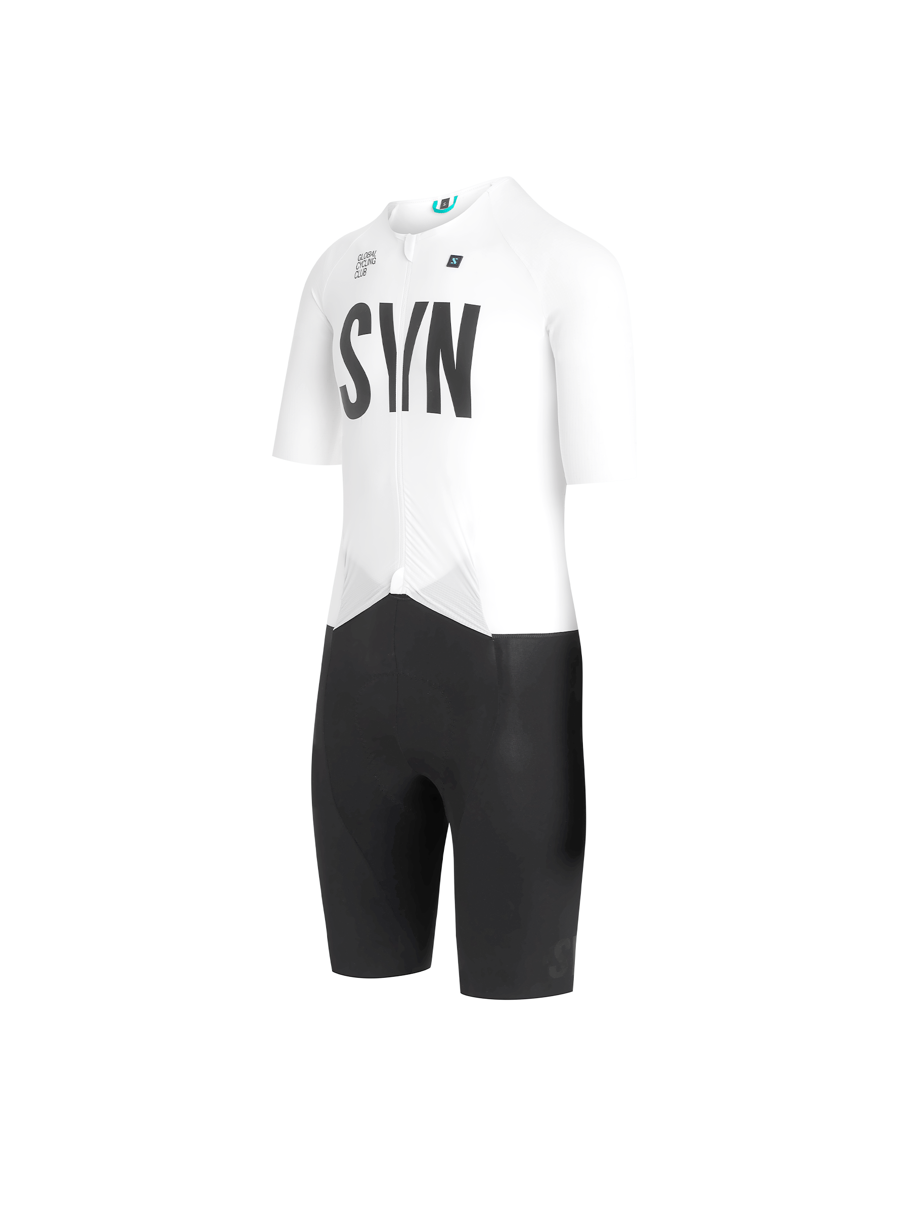 SYN Men's Pro Tech Skinsuit Sort/Hvid