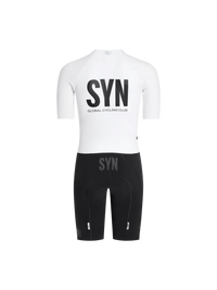 SYN Men's Pro Tech Skinsuit Sort/Hvid