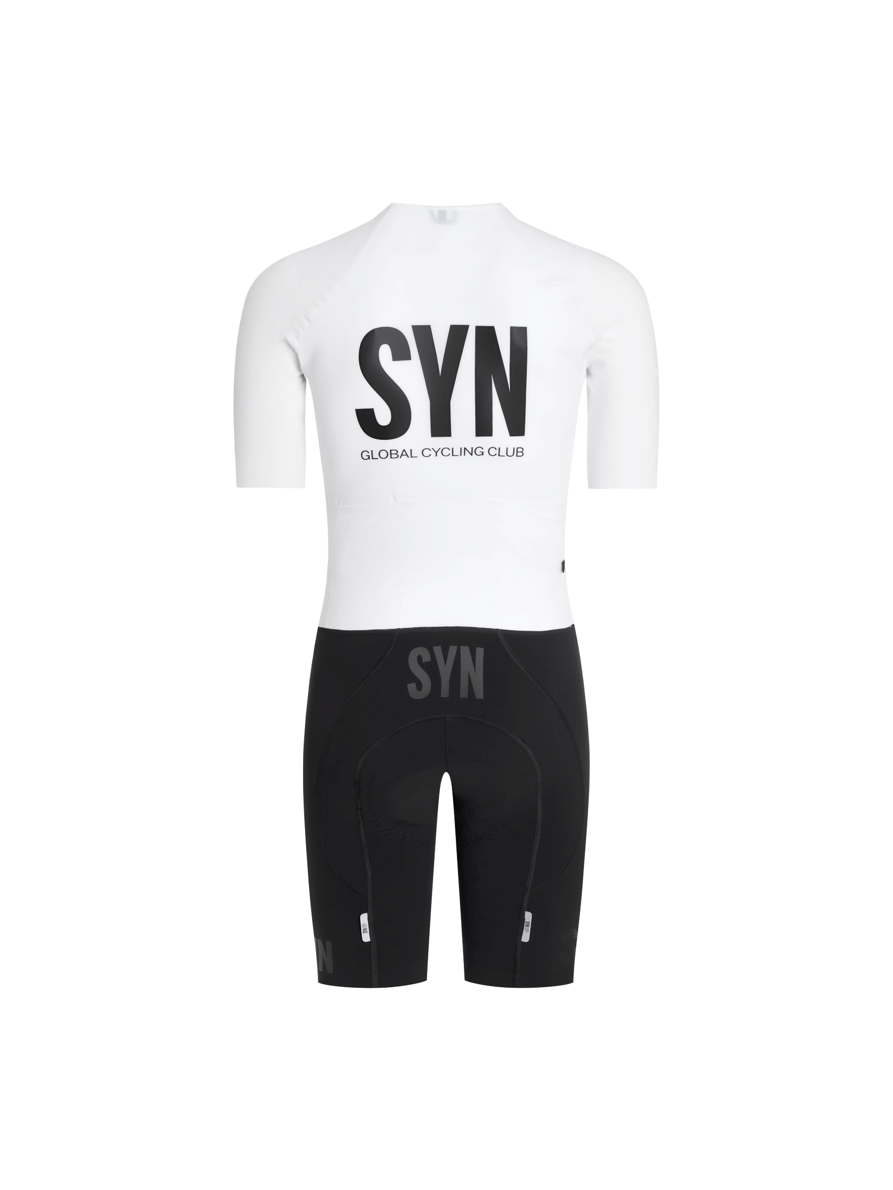SYN Men's Pro Tech Skinsuit Sort/Hvid