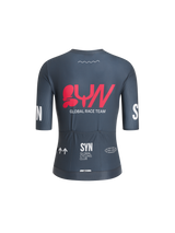 SYN Women's Pro Team Jersey  Grey Pink - Pro Fit cykeltrøje til kvinder
