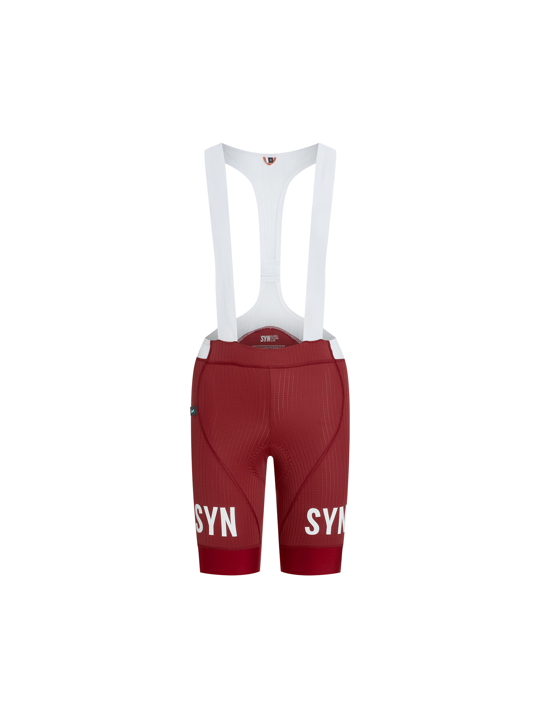 SYN Women's Pro Bib shorts, Merlot
