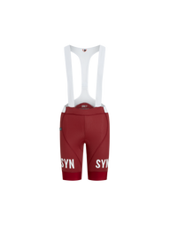 SYN Women's Pro Bib shorts - Merlot