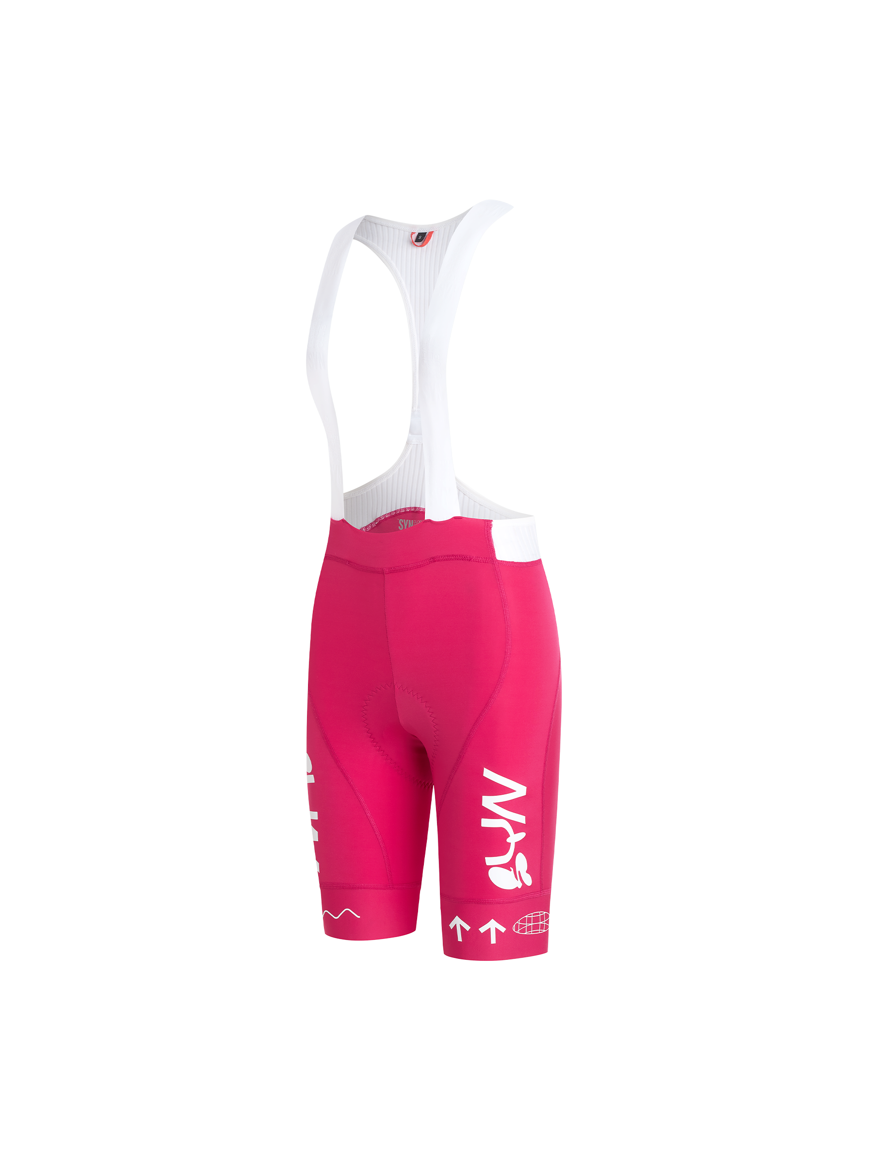 SYN Women's Pro Team UL Bib Shorts Coral Pink - Ultralette race bibs til kvinder