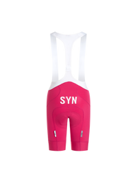SYN Women's Pro Team UL Bib Shorts Coral Pink - Ultralette race bibs til kvinder