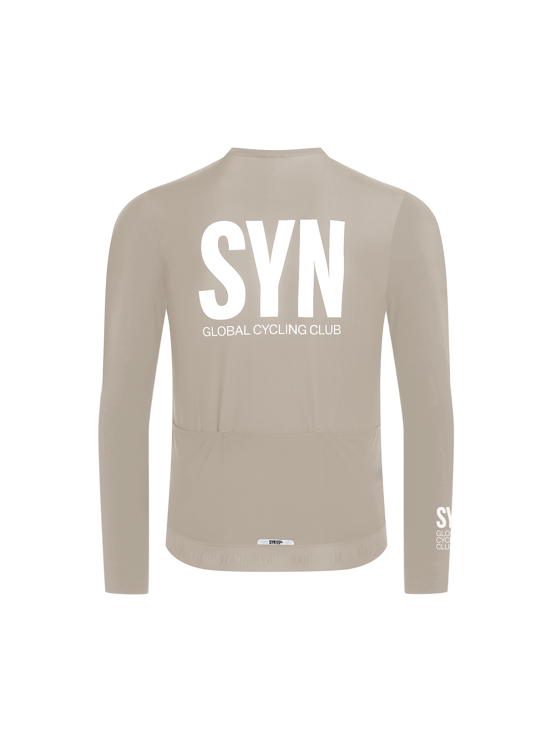 SYN Men's Training Langærmet Jersey 2.0 - Ivory