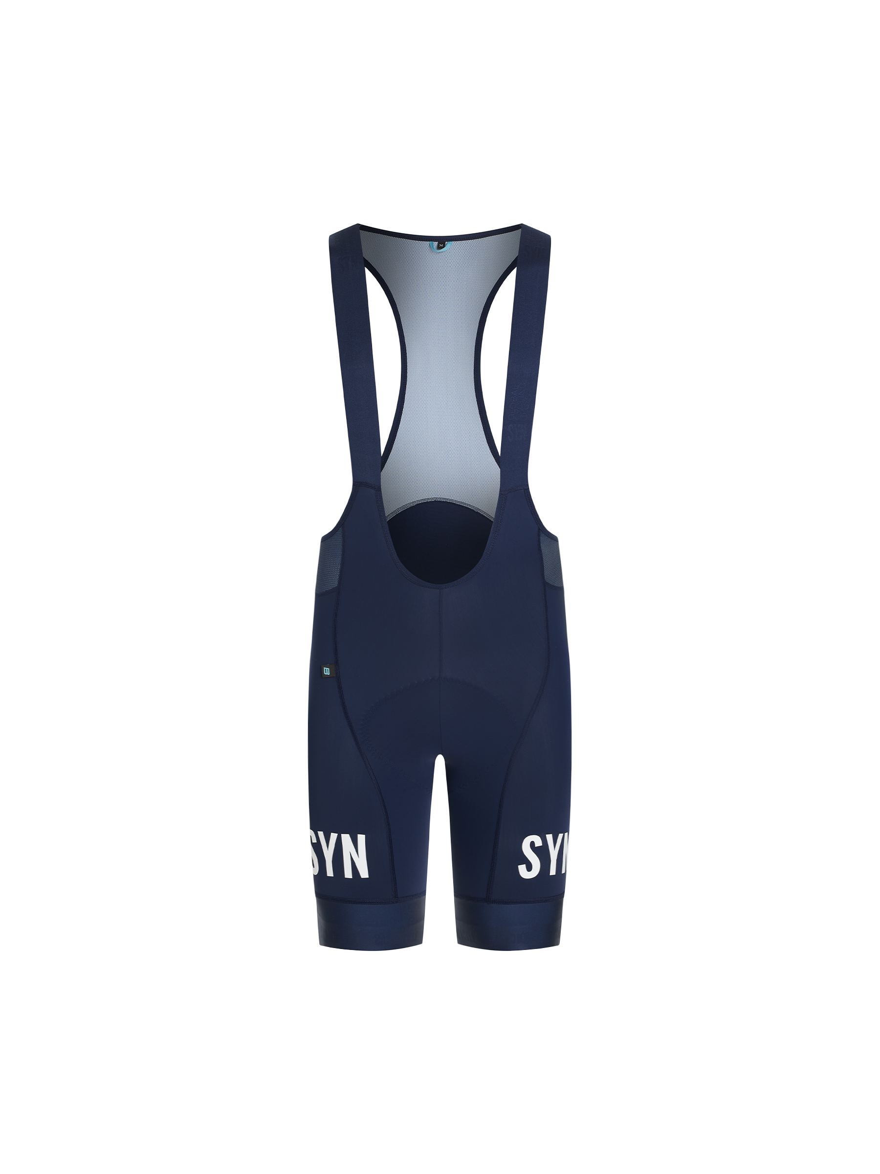 SYN Men's Training Bib Shorts 2.0  - Pacific