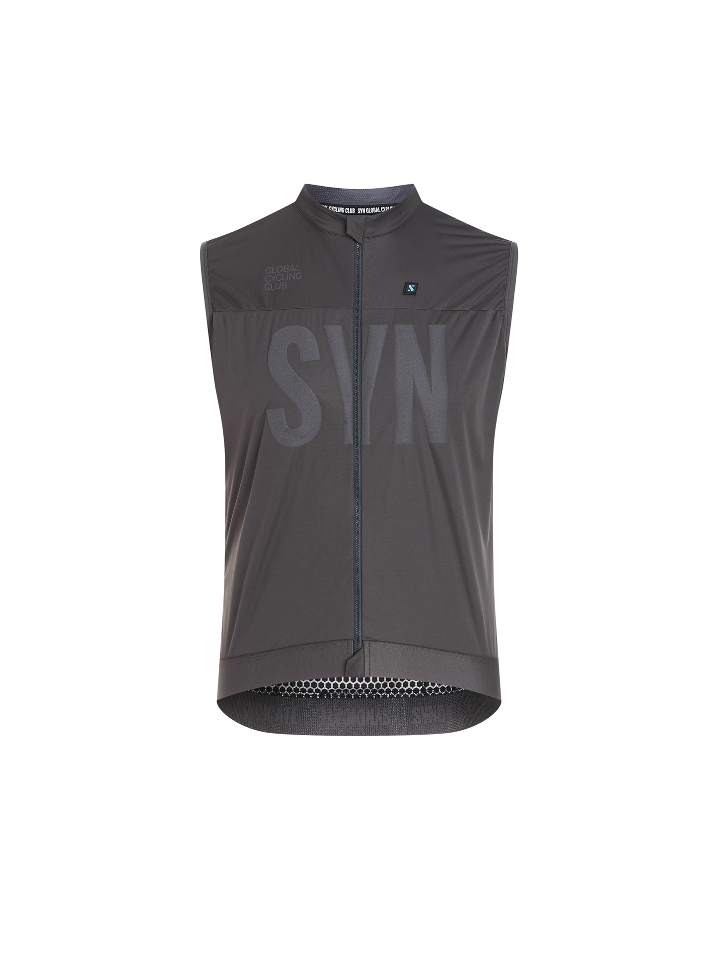 SYN Men's Pro Universal SL Vest Ash- Ultralet, vind- og vandtæt cykelvest