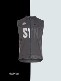 SYN Men's Pro Universal SL Vest Ash- Ultralet, vind- og vandtæt cykelvest