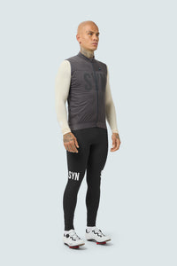 SYN Men's Pro Universal SL Vest Ash- Ultralet, vind- og vandtæt cykelvest