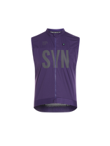 SYN Men's Pro Universal SL Vest Grape - Ultralet, vind- og vandtæt cykelvest