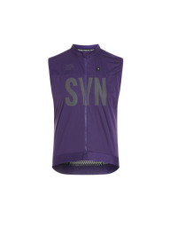 SYN Men's Pro Universal SL Vest Grape - Ultralet, vind- og vandtæt cykelvest