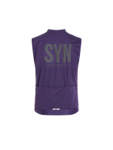 SYN Men's Pro Universal SL Vest Grape - Ultralet, vind- og vandtæt cykelvest