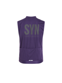 SYN Men's Pro Universal SL Vest Grape - Ultralet, vind- og vandtæt cykelvest