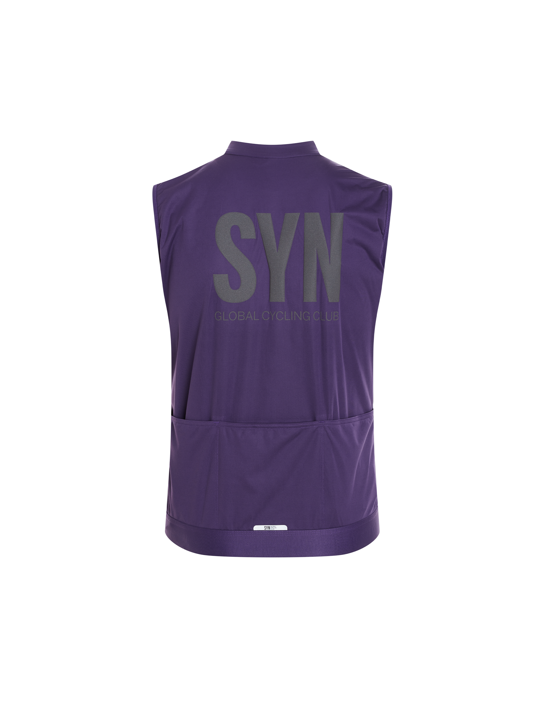 SYN Men's Pro Universal SL Vest Grape - Ultralet, vind- og vandtæt cykelvest