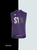 SYN Women's Pro Universal SL Vest Grape - Ultralet, vind- og vandtæt cykelvest