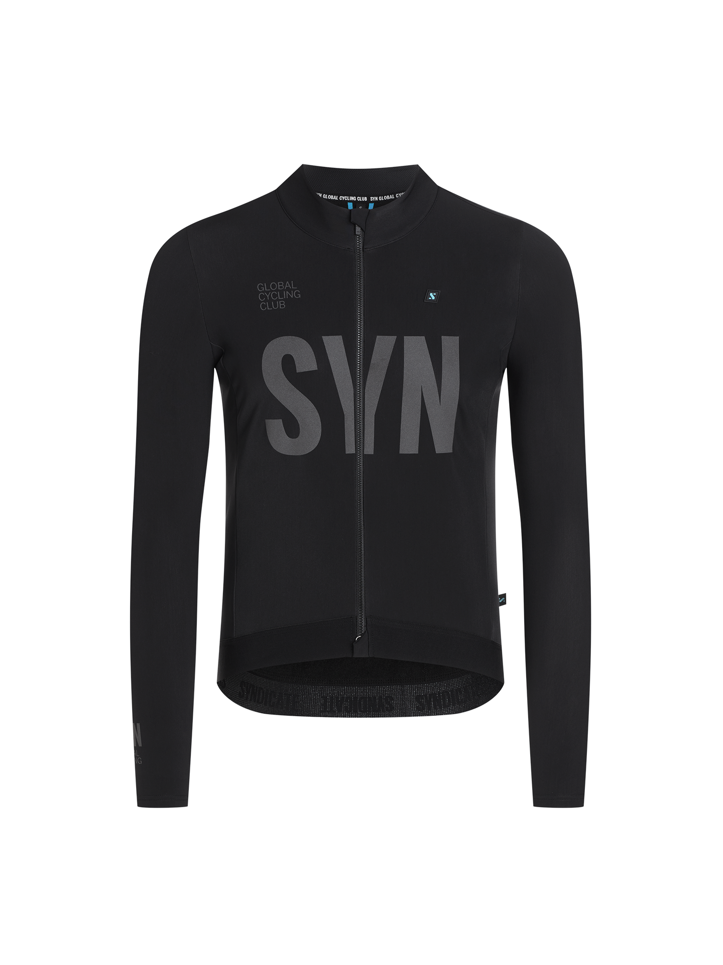 SYN Men's Pro Thermal Vinter Langærmet jersey - Sort