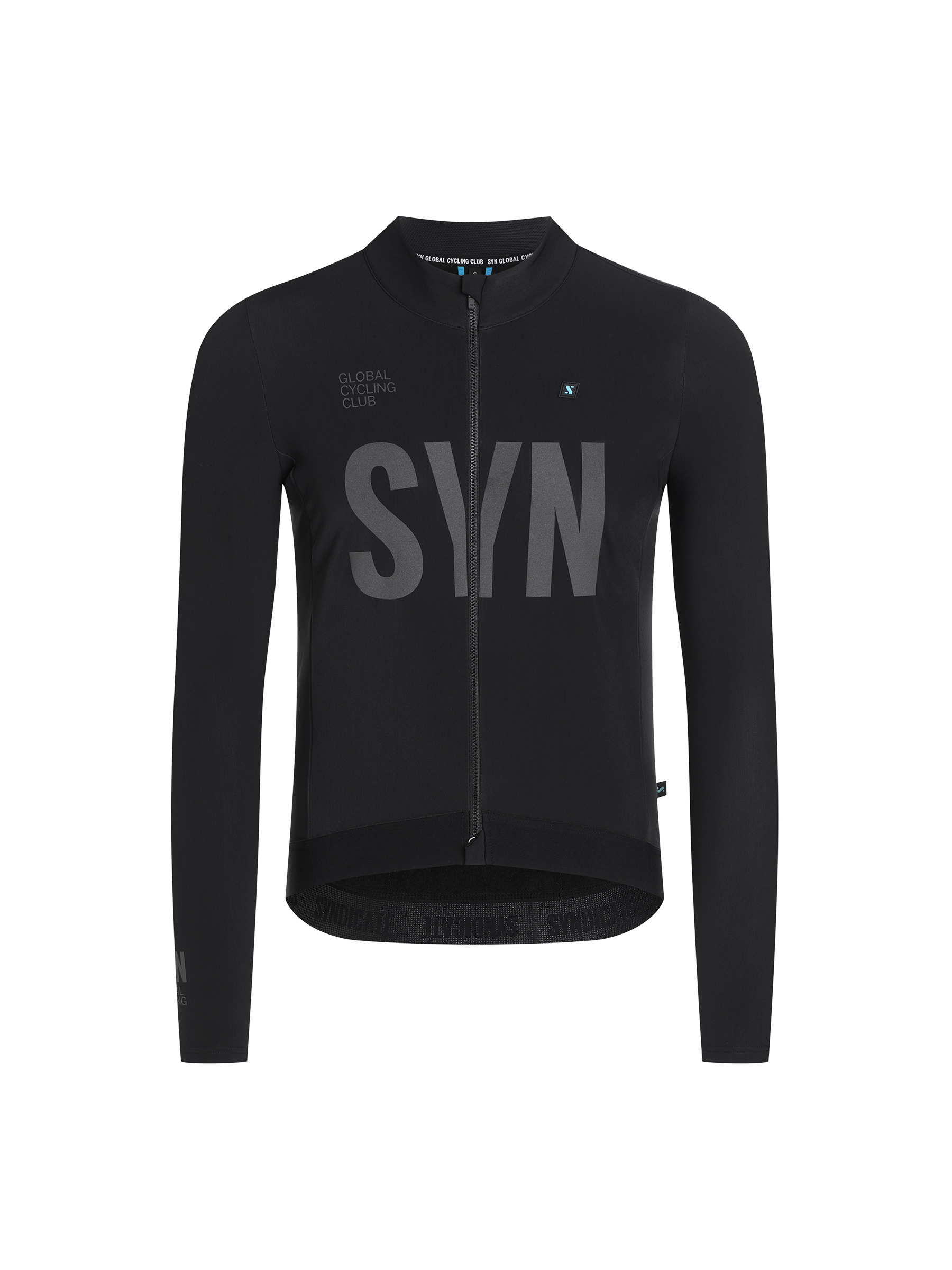 SYN Men's Pro Thermal Vinter Langærmet jersey - Sort
