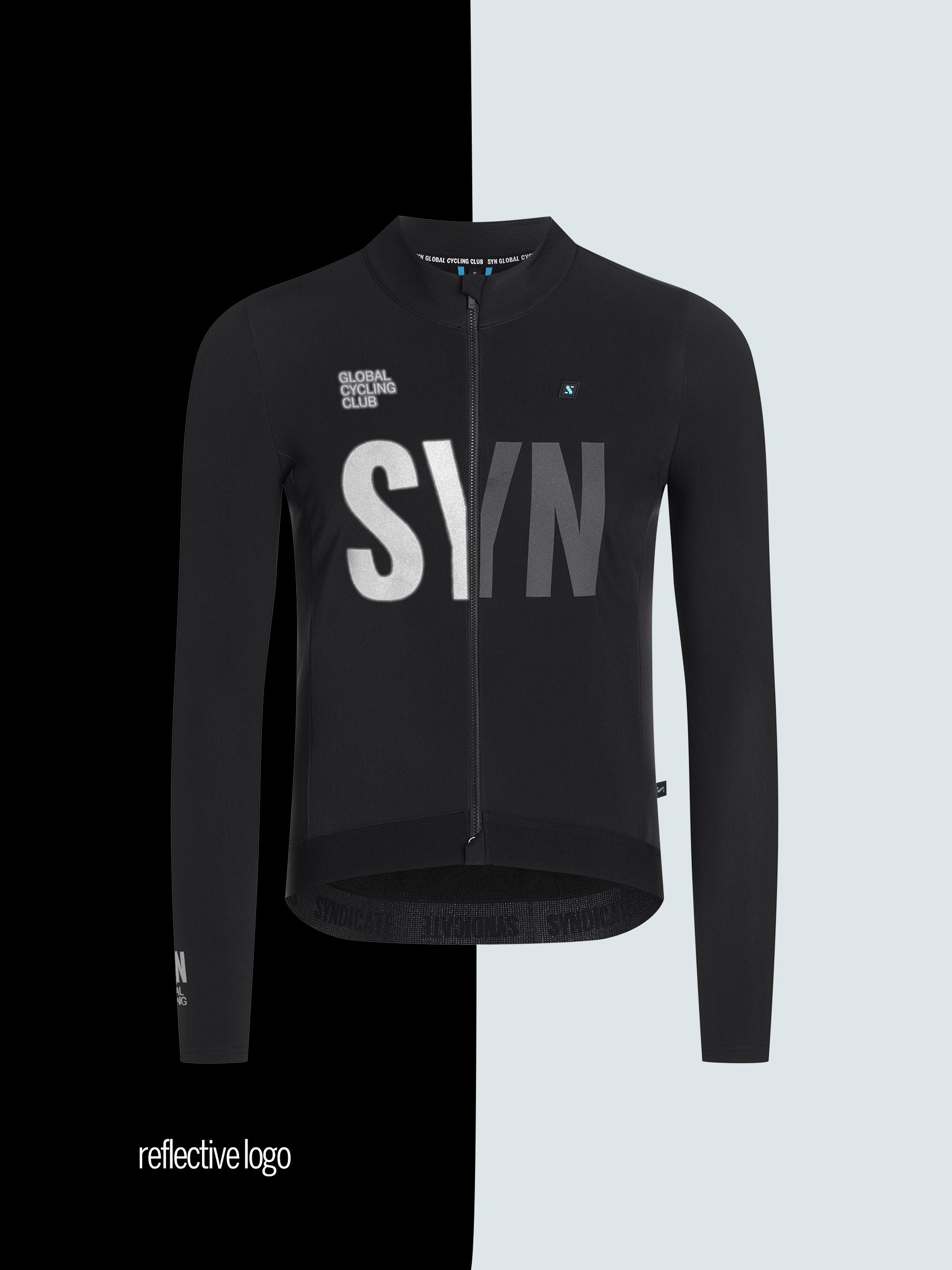 SYN Men's Pro Thermal Vinter Langærmet jersey - Sort