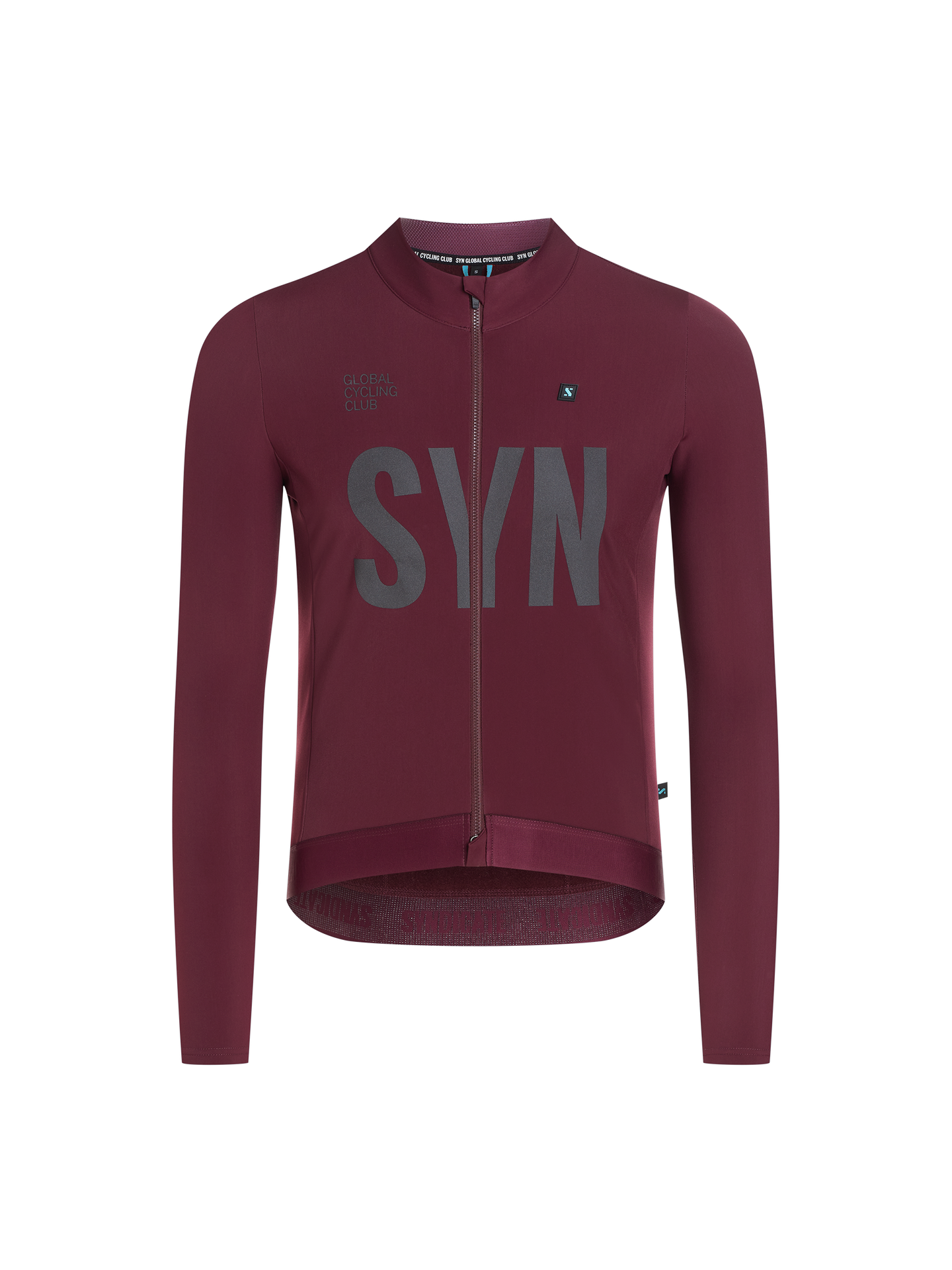 SYN Men's Pro Thermal Vinter Langærmet jersey - Rioja