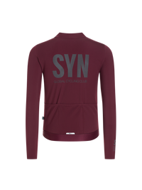 SYN Men's Pro Thermal Vinter Langærmet jersey - Rioja