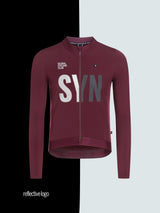 SYN Men's Pro Thermal Vinter Langærmet jersey - Rioja