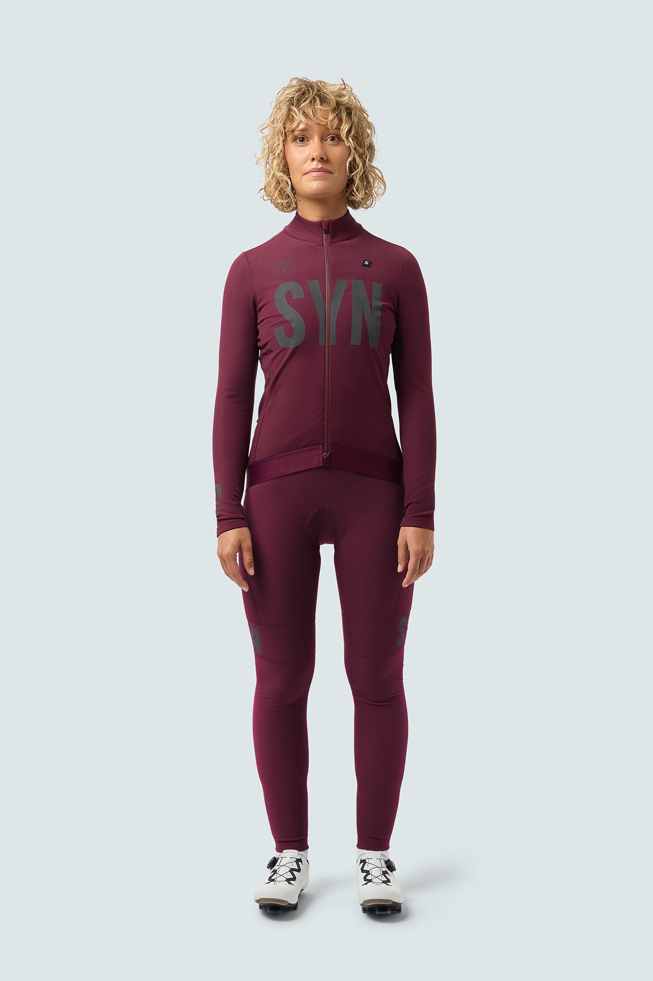 SYN Women's Pro Thermal Vinter Langærmet jersey - Rioja