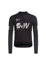 SYN Men's Pro Team Shield Langærmet Jersey Ace - Vindtæt og varm langærmet vinter trøje til kolde ture