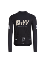 SYN Men's Pro Team Shield Langærmet Jersey Ace - Vindtæt og varm langærmet vinter trøje til kolde ture
