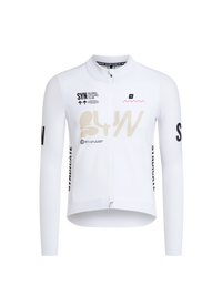 SYN Men's Pro Team Shield Langærmet Jersey Slick - Vindtæt og varm langærmet vinter trøje til kolde ture