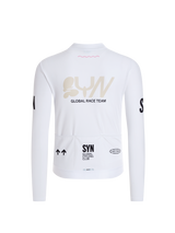 SYN Men's Pro Team Shield Langærmet Jersey Slick - Vindtæt og varm langærmet vinter trøje til kolde ture