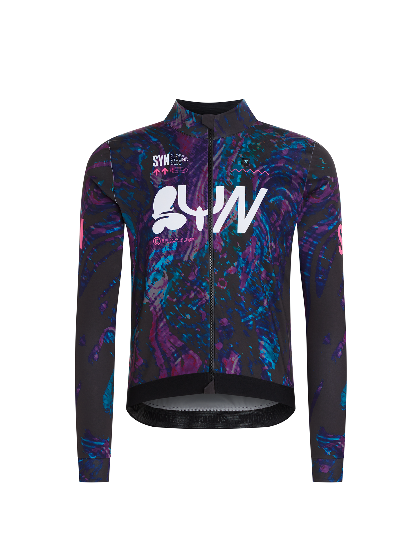 SYN Men's Pro Team Shield Jakke Verve - Vandtæt og vindtæt cykeljakke til kolde vinterture