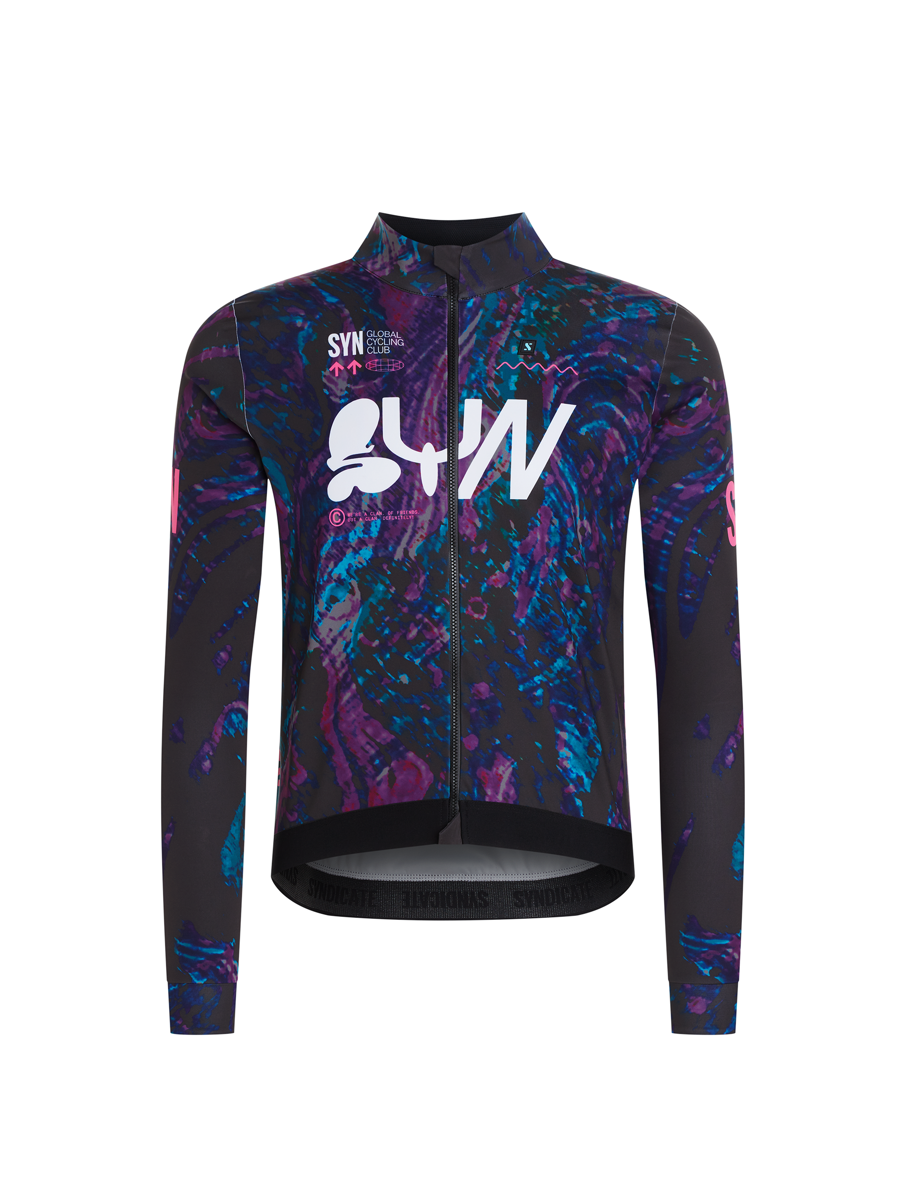 SYN Men's Pro Team Shield Jakke Verve - Vandtæt og vindtæt cykeljakke til kolde vinterture