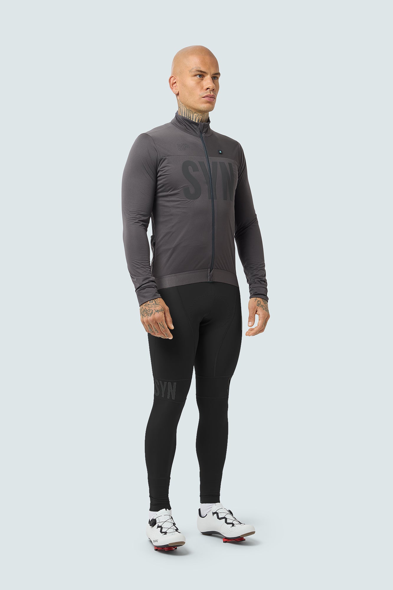 SYN Men's Pro Universal SL Jakke ASH - Ultralet, Vind- & Vandtæt Cykeljakke