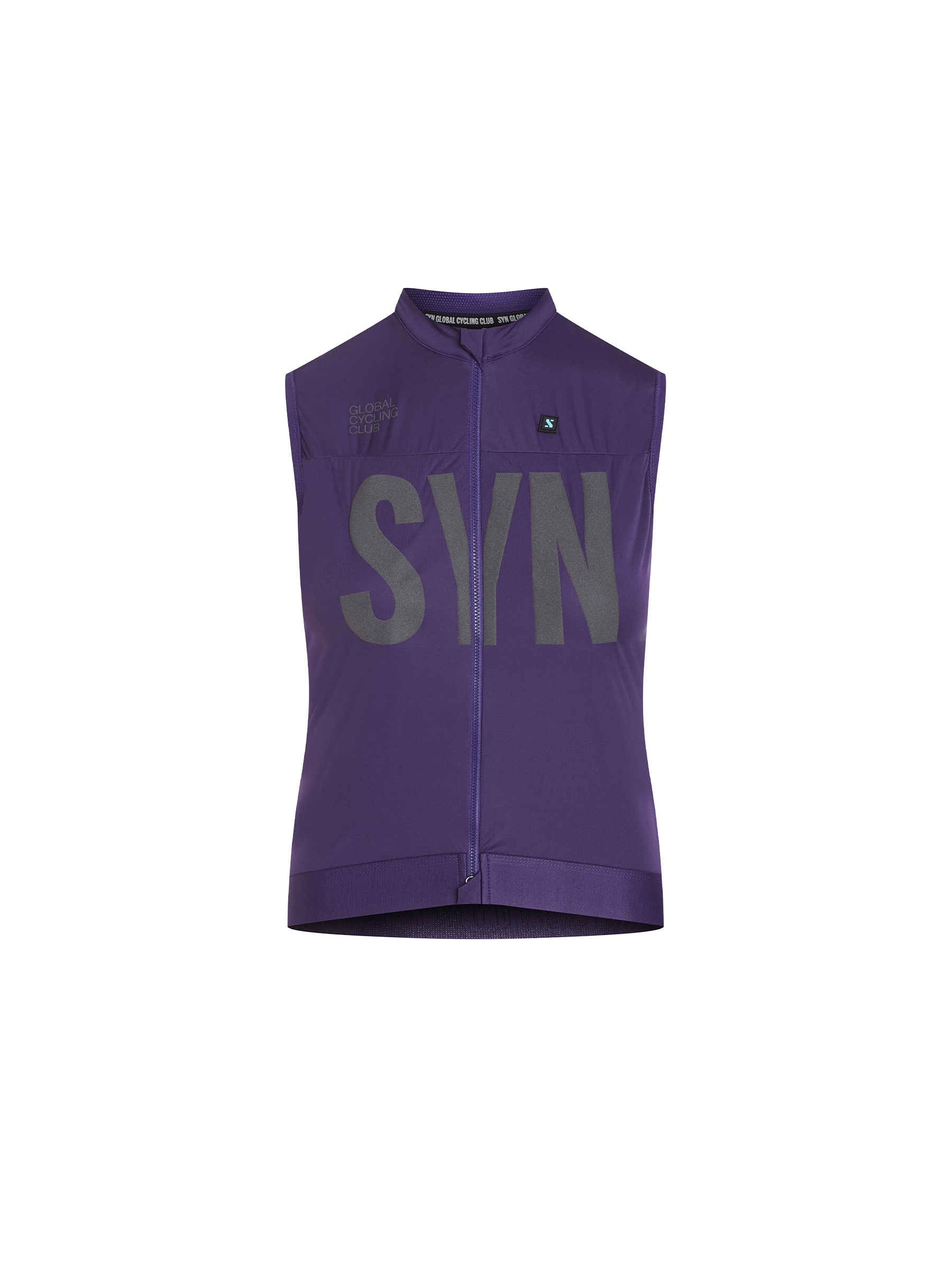 SYN Women's Pro Universal SL Vest Grape - Ultralet, vind- og vandtæt cykelvest