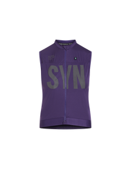 SYN Women's Pro Universal SL Vest Grape - Ultralet, vind- og vandtæt cykelvest