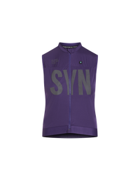 SYN Women's Pro Universal SL Vest Grape - Ultralet, vind- og vandtæt cykelvest