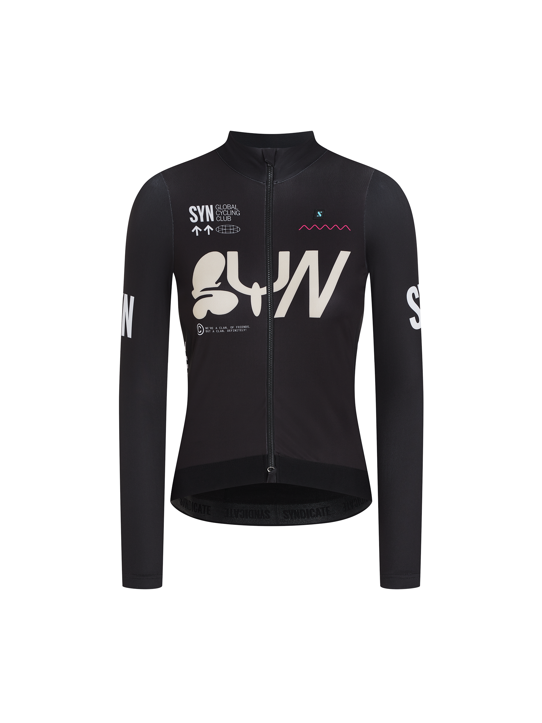 SYN Women's Pro Team Shield Langærmet Jersey Ace - Vindtæt og varm langærmet vinter trøje til kolde ture