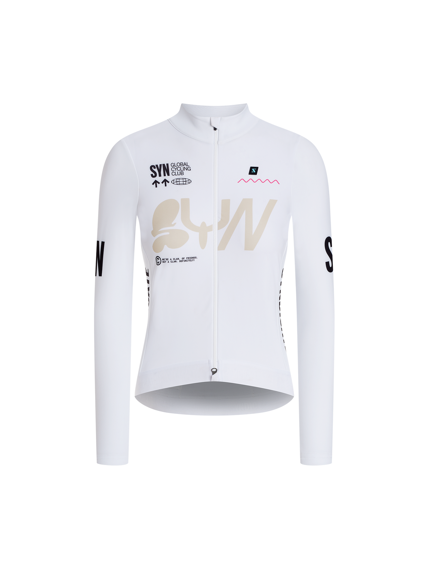SYN Women's Pro Team Shield Langærmet Jersey Slick - Vindtæt og varm langærmet vinter trøje til kolde ture