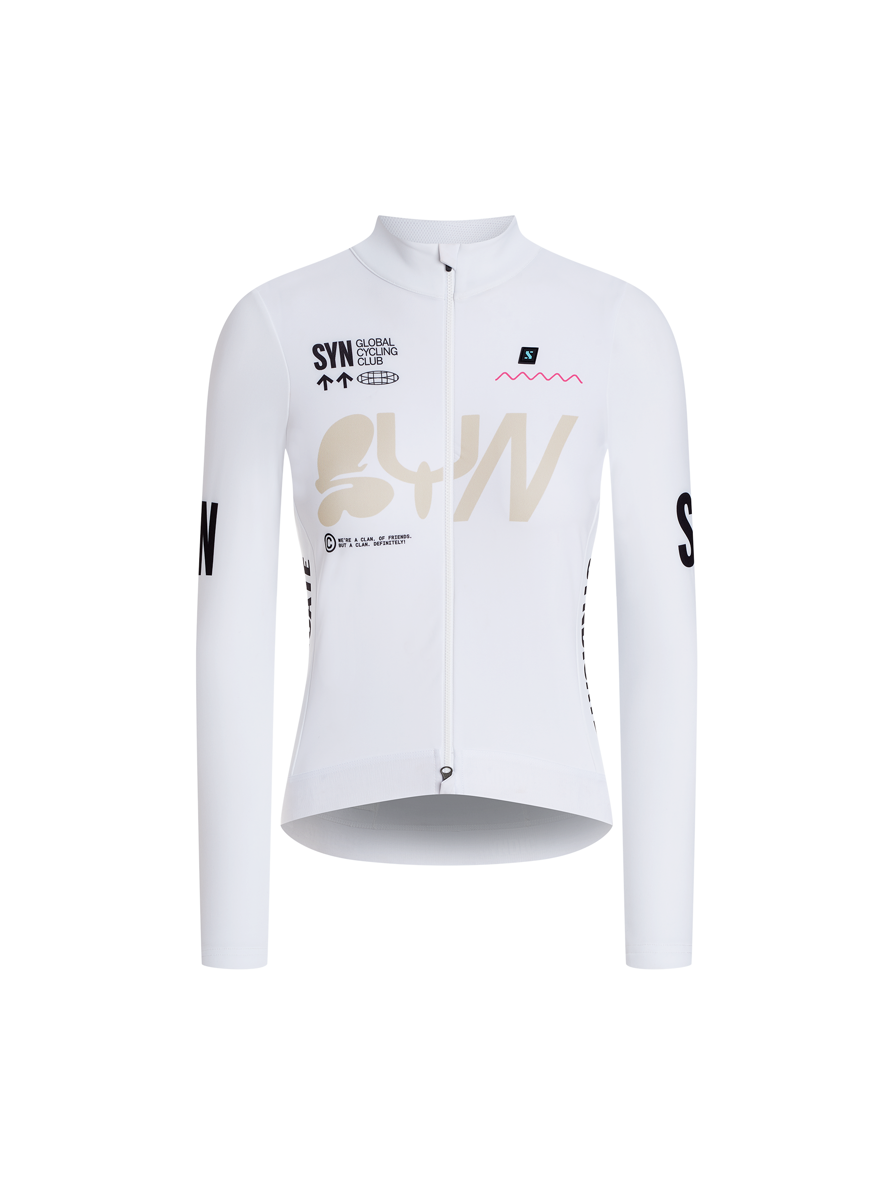 SYN Women's Pro Team Shield Langærmet Jersey Slick - Vindtæt og varm langærmet vinter trøje til kolde ture