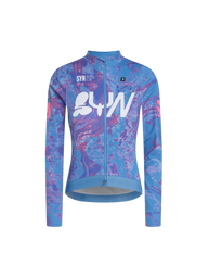 SYN Women's Pro Team Shield Jakke Stream - Vandtæt og vindtæt cykeljakke til kolde vinterture