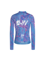 SYN Women's Pro Team Shield Jakke Stream - Vandtæt og vindtæt cykeljakke til kolde vinterture