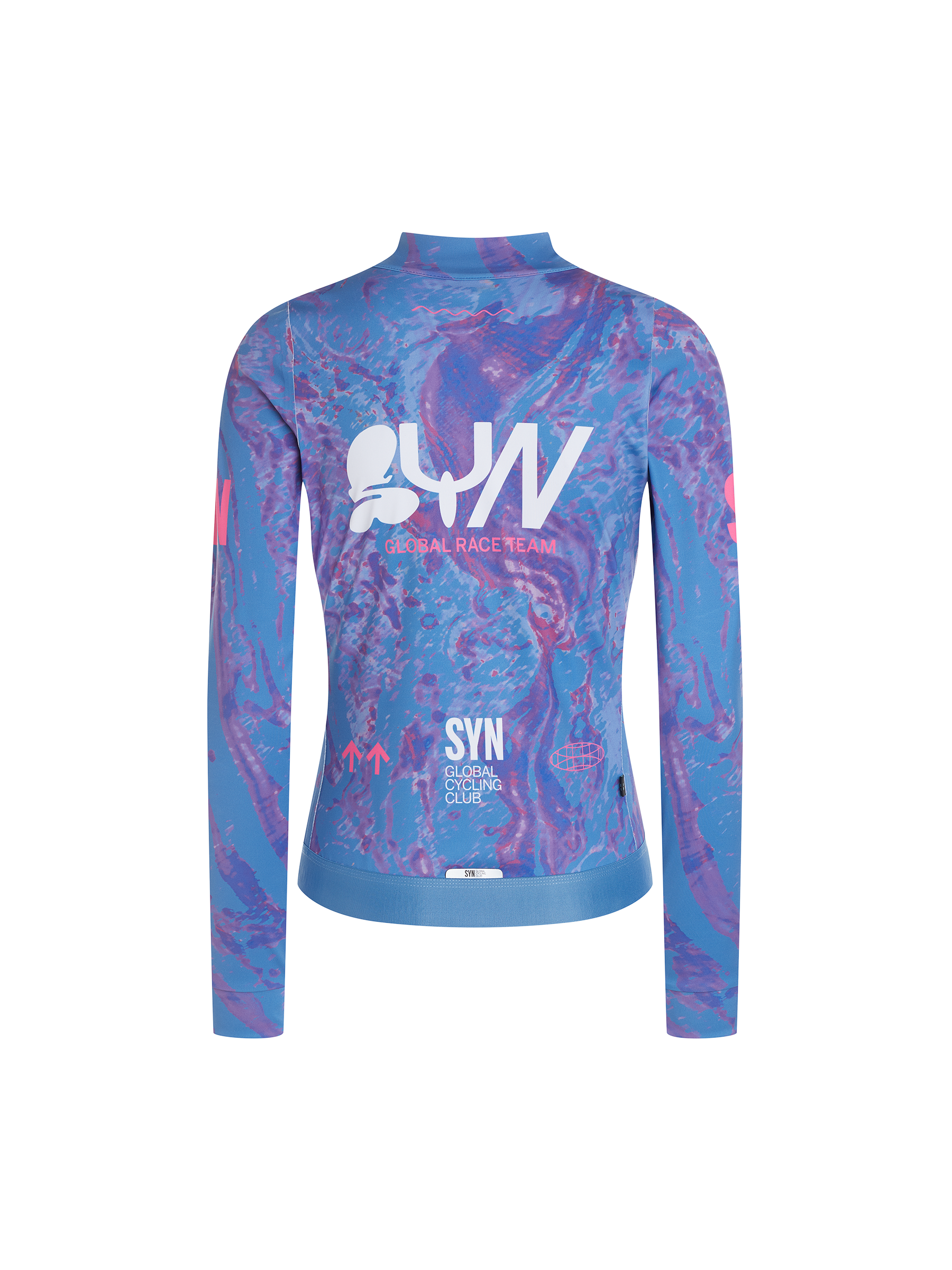 SYN Women's Pro Team Shield Jakke Stream - Vandtæt og vindtæt cykeljakke til kolde vinterture