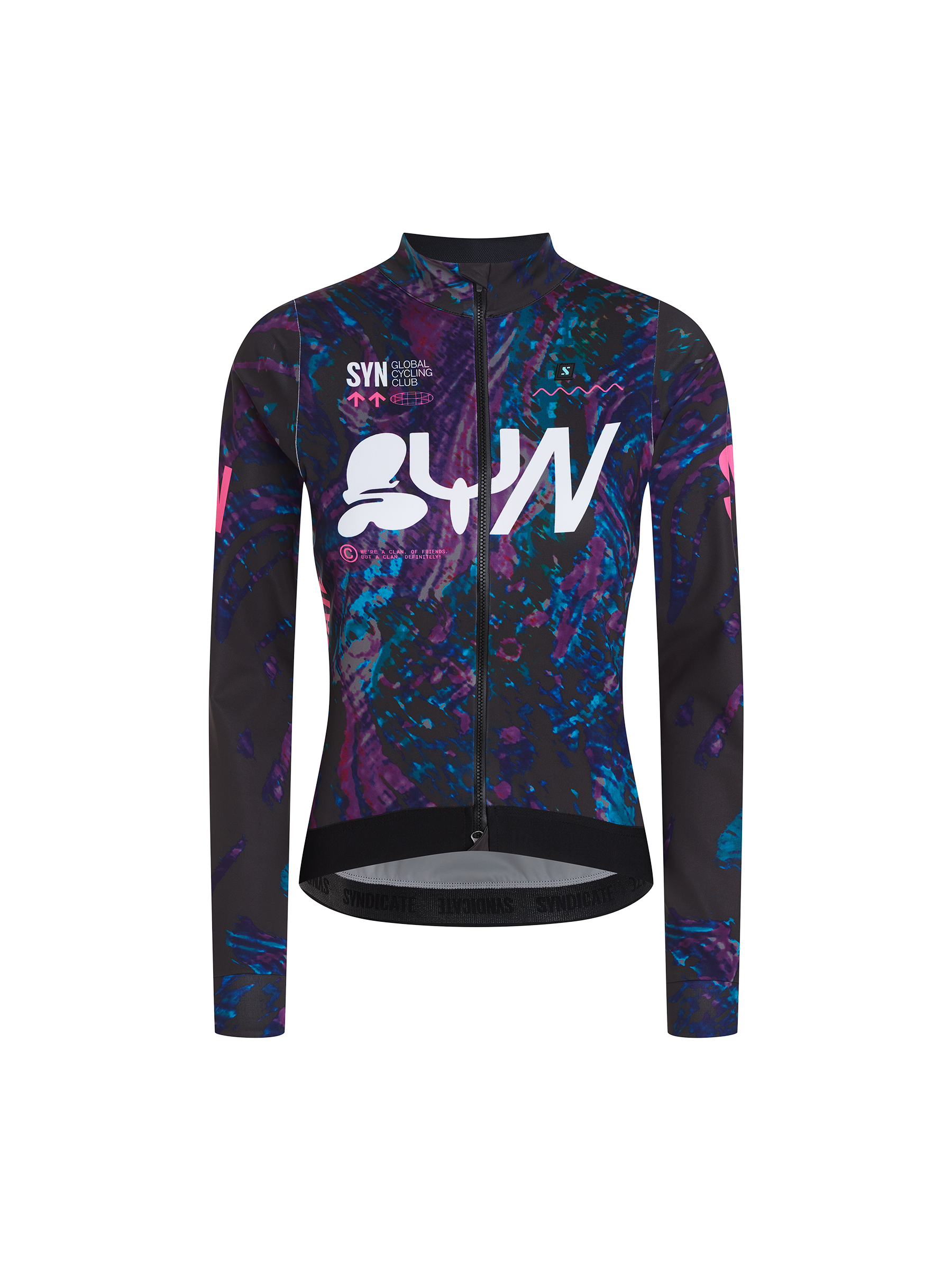 SYN Women's Pro Team Shield Jakke Verve - Vandtæt og vindtæt cykeljakke til kolde vinterture